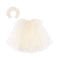 Alette Tulle Cape + Headband Costume (Buttercream)